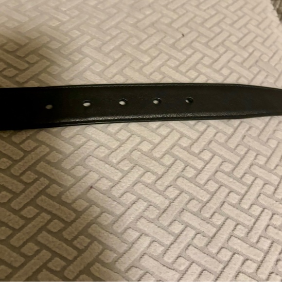 Authentic💗NWT!Saint Laurent Men’s Cassandre Belt-Noir-Smooth Leather - Picture 9 of 9